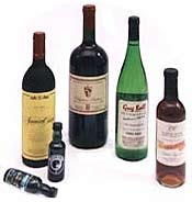 wine bottles